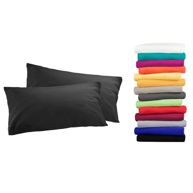 2er Pack MOON-Luxury Linon Kissenbezug 100% Baumwolle 40x40 40x60 40x80 50x50 60x60 80x80