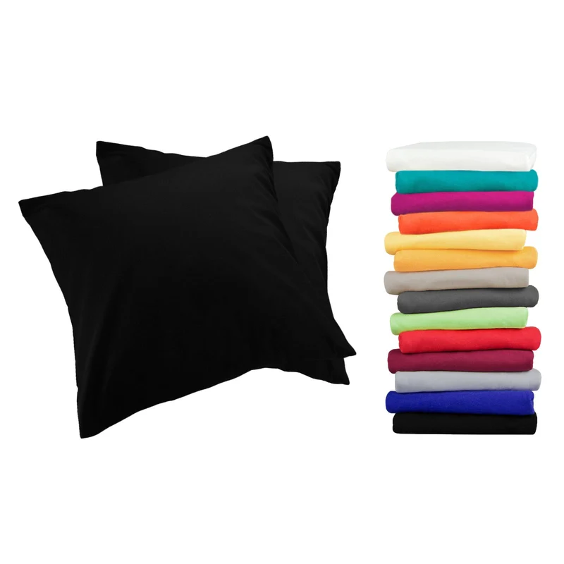 2er Pack MOON-Luxury Linon Kissenbezug 100% Baumwolle 40x40 40x60 40x80 50x50 60x60 80x80