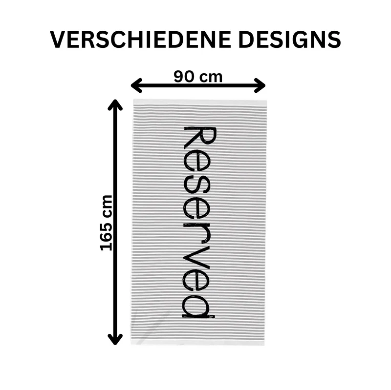 Premiumshop321 Velours Strandhandtuch bunt Strandtuch 90x165 cm Strandlaken