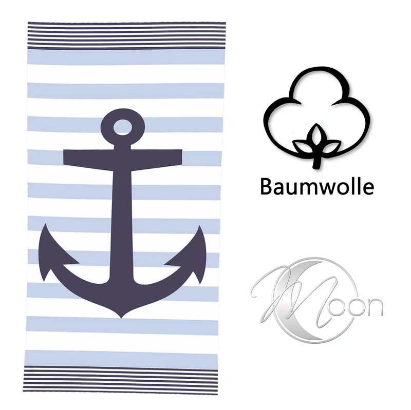 Premiumshop321 Velours Strandhandtuch bunt Strandtuch 90x165 cm Strandlaken