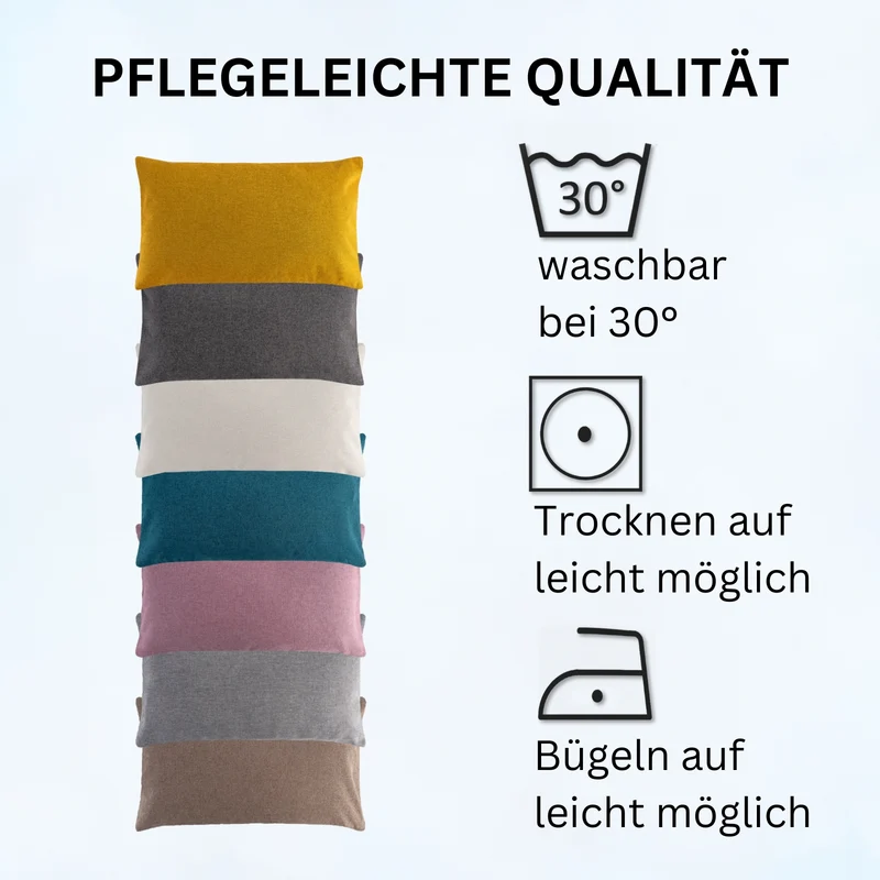 2er Pack Kissenbezug Kissenhülle versch. Größen Polyester Reißverschluss Moon