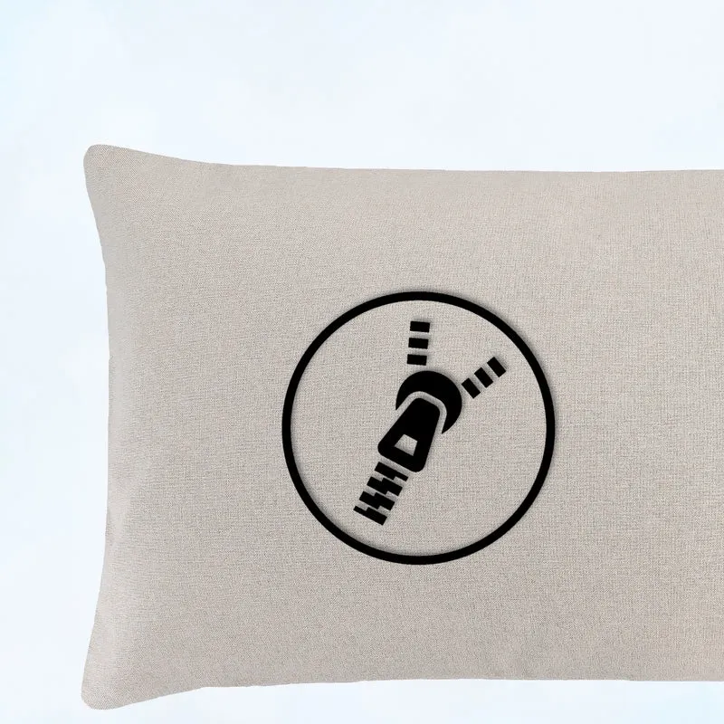 2er Pack Kissenbezug Kissenhülle versch. Größen Polyester Reißverschluss Moon