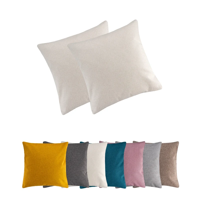 2er Pack Kissenbezug Kissenhülle versch. Größen Polyester Reißverschluss Moon