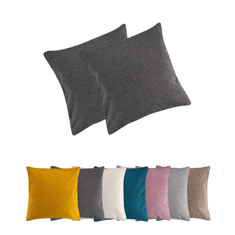 2er Pack Kissenbezug Kissenhülle versch. Größen Polyester Reißverschluss Moon