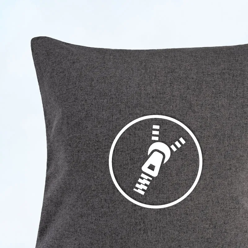 2er Pack Kissenbezug Kissenhülle versch. Größen Polyester Reißverschluss Moon