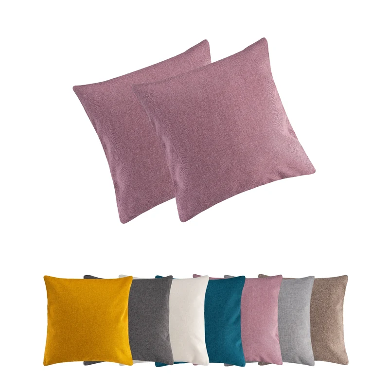 2er Pack Kissenbezug Kissenhülle versch. Größen Polyester Reißverschluss Moon
