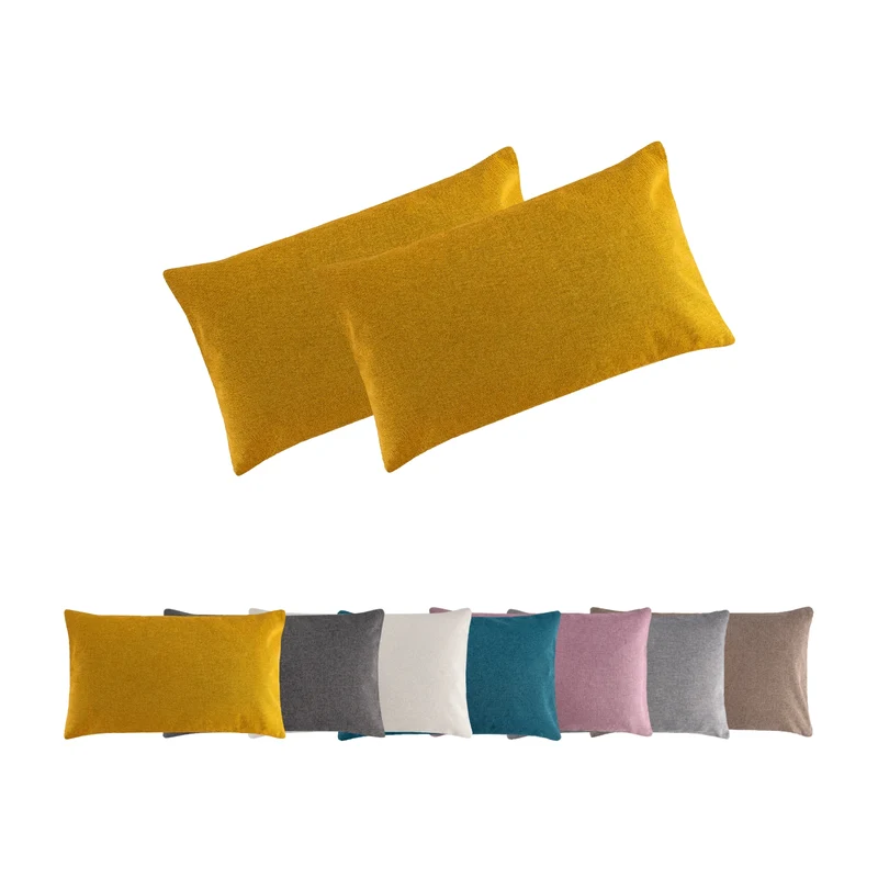 2er Pack Kissenbezug Kissenhülle versch. Größen Polyester Reißverschluss Moon