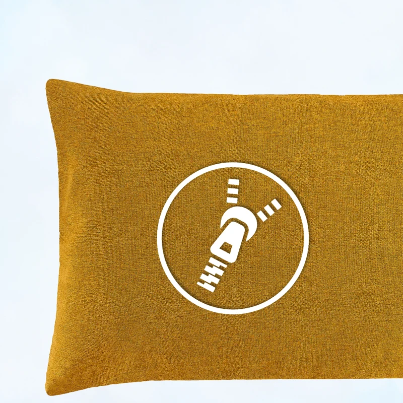 2er Pack Kissenbezug Kissenhülle versch. Größen Polyester Reißverschluss Moon