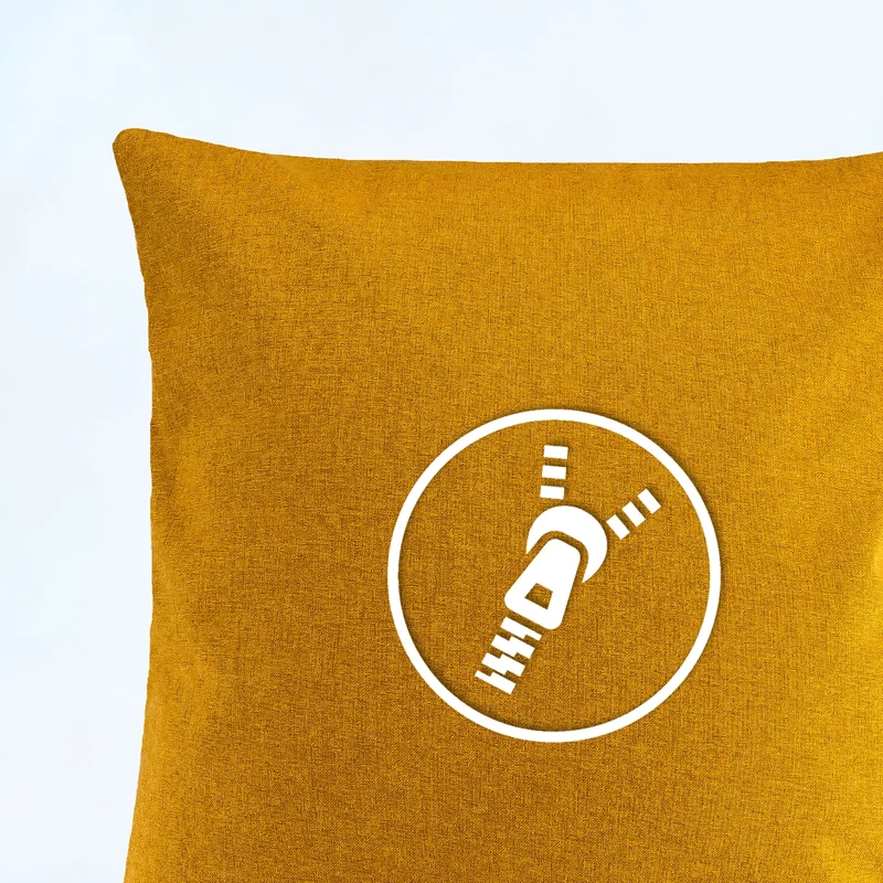 2er Pack Kissenbezug Kissenhülle versch. Größen Polyester Reißverschluss Moon