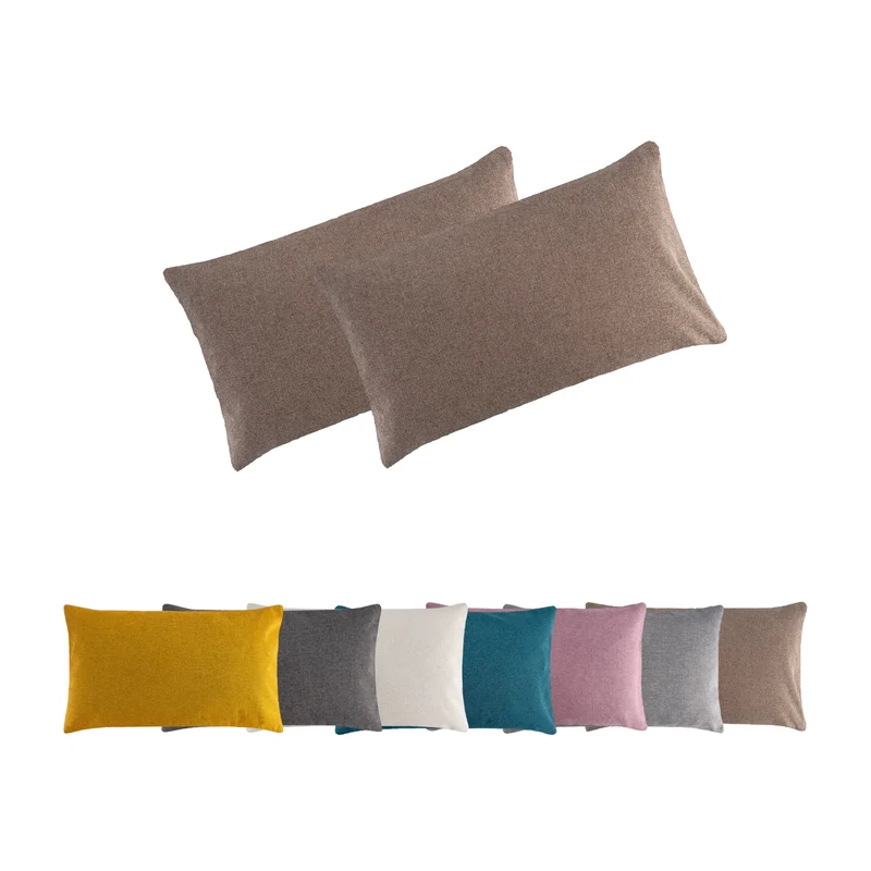 2er Pack Kissenbezug Kissenhülle versch. Größen Polyester Reißverschluss Moon