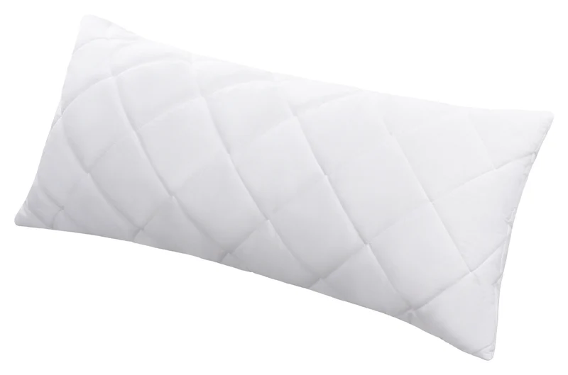 Dream-Sleep Kissen Kopfkissen 95° kochfest Bezug mit Karosteppung 40x80