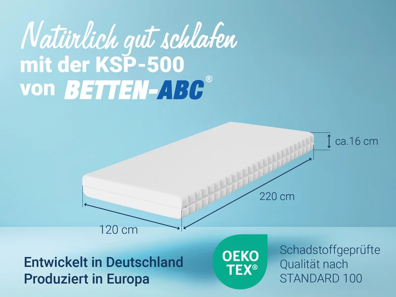 Betten-ABC KSP-500 XXL Kaltschaummatratze