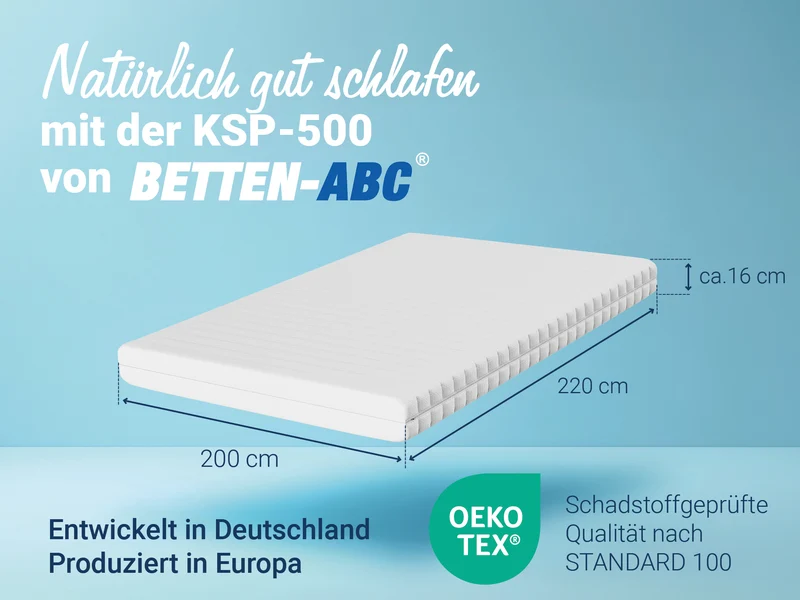 Betten-ABC KSP-500 XXL Kaltschaummatratze