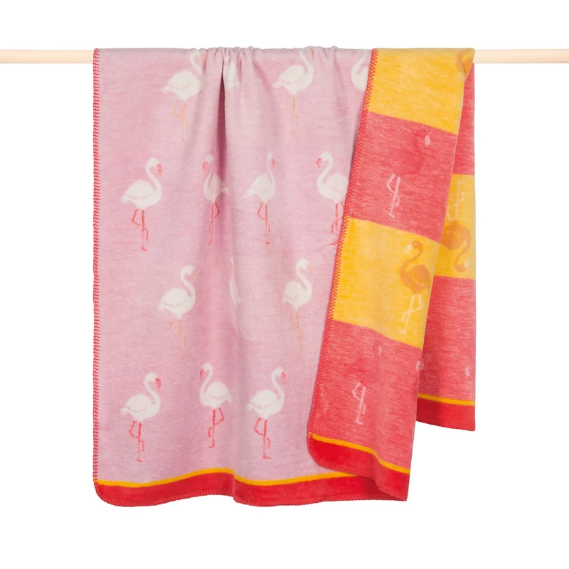 PAD Kinder Kuscheldecke Wohndecke 100x150 IKON´s pink + Geschenkverpackung