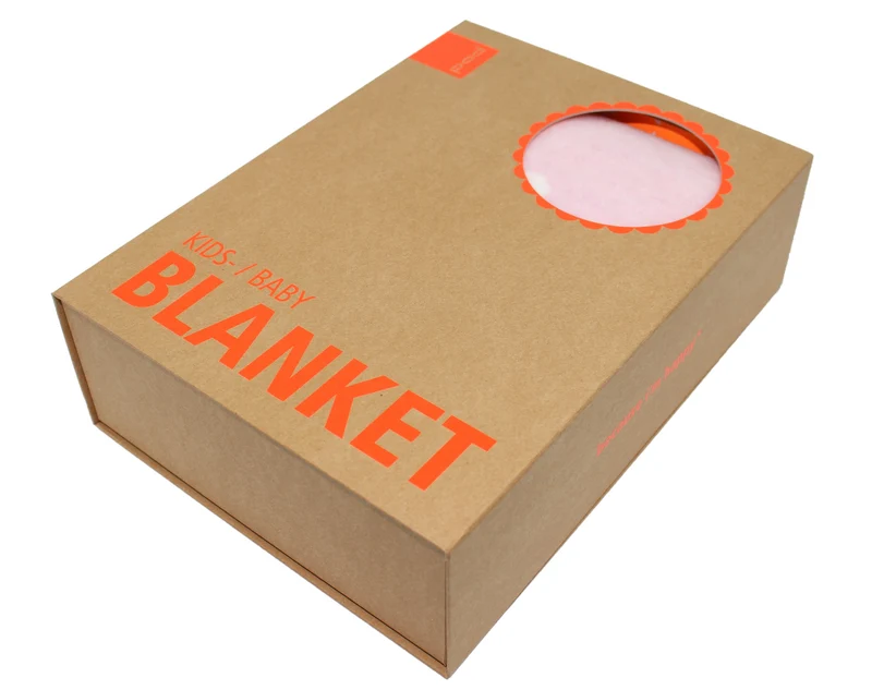 PAD Kinder Kuscheldecke Wohndecke 100x150 IKON´s pink + Geschenkverpackung