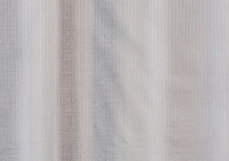 MOON-Luxury Damast Bettwäsche Rainbow Streifen beige 155x220 / 80x80 100% Baumwolle YKK Reißverschluss