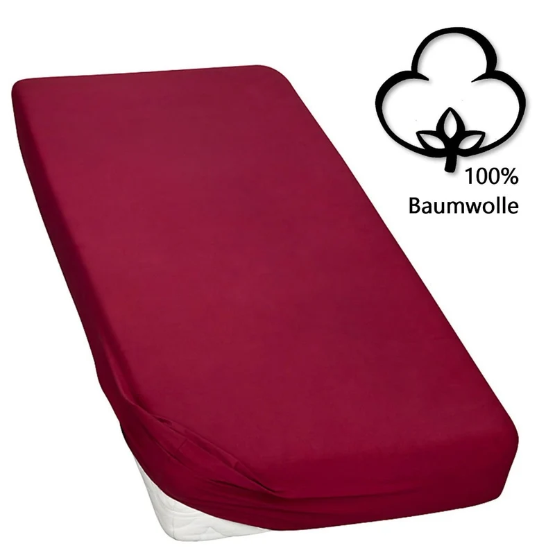 MOON-Classic Topper Spannbettlaken Spannbetttuch 160g/m² Jersey 180x200 - 200x220