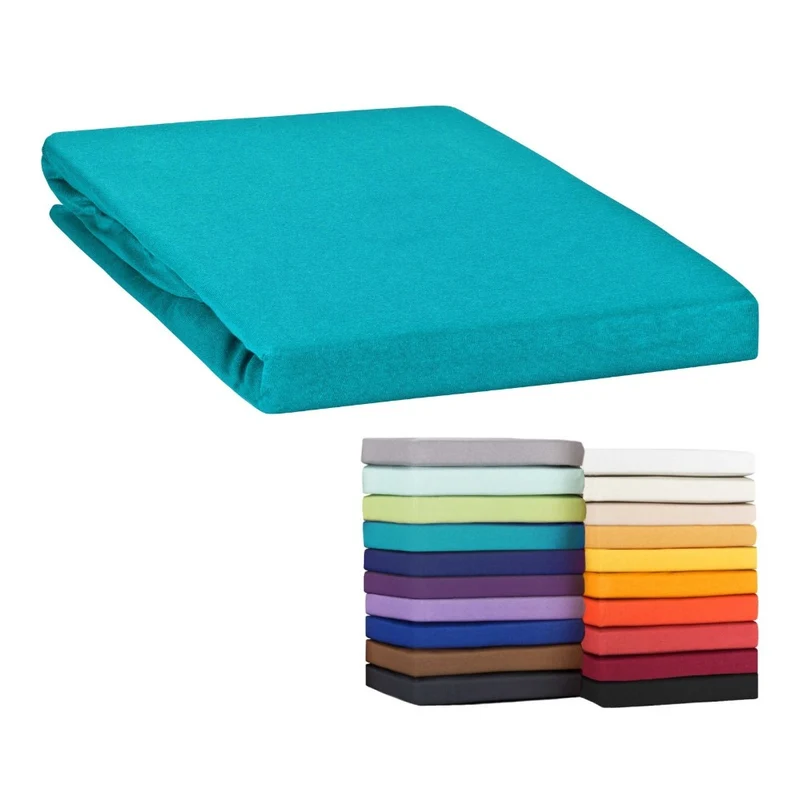 MOON-Classic Topper Spannbettlaken Spannbetttuch 160g/m² Jersey 180x200 - 200x220