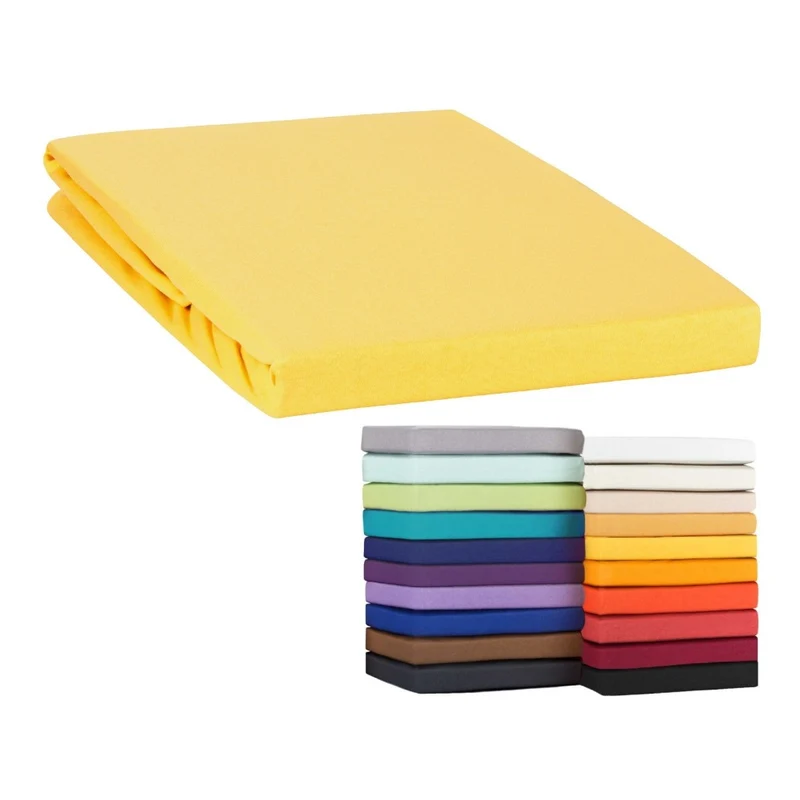 MOON-Classic Topper Spannbettlaken Spannbetttuch 160g/m² Jersey 180x200 - 200x220