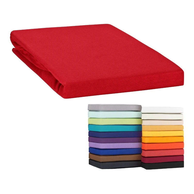 MOON-Classic Topper Spannbettlaken Spannbetttuch 160g/m² Jersey 180x200 - 200x220