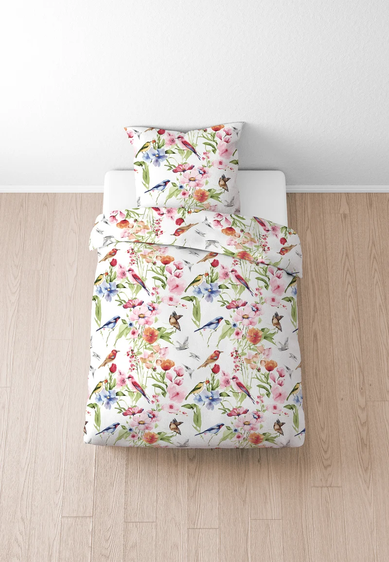 biberna Satin Bettwäsche – Weiss (0616315)