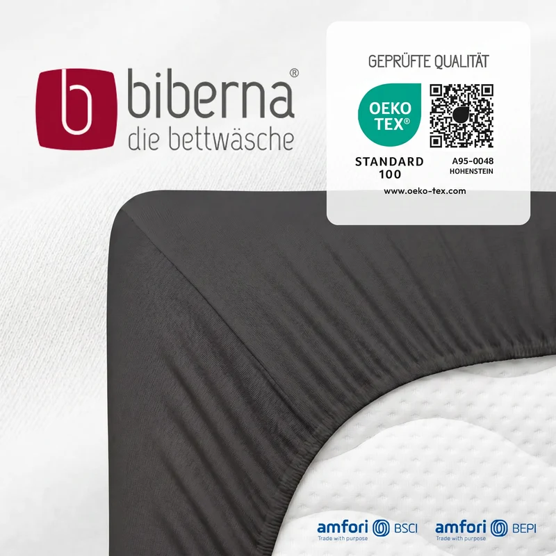 biberna Jersey-Elastic Spannbetttuch (0077866)