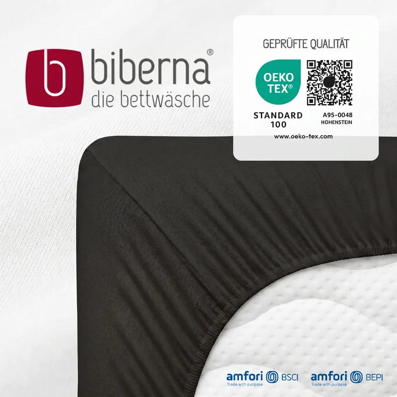 biberna Jersey-Elastic Spannbetttuch (0077866)