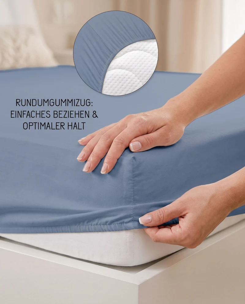 biberna Jersey-Elastic Spannbetttuch (0077866)