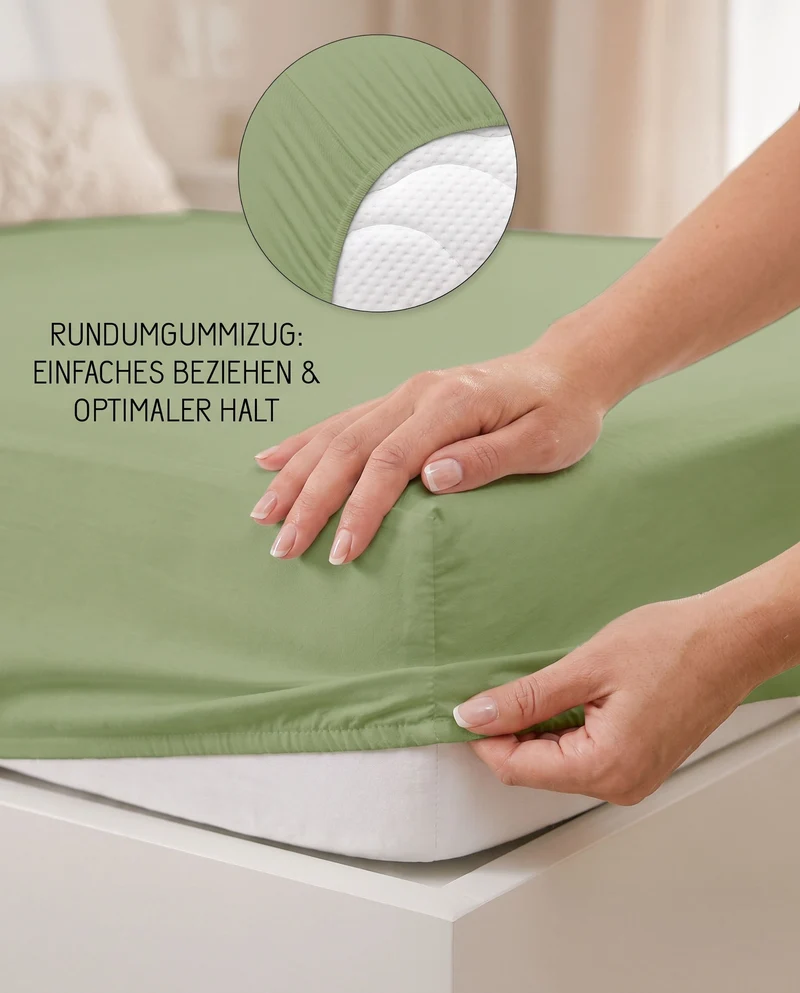biberna Jersey-Elastic Spannbetttuch (0077866)