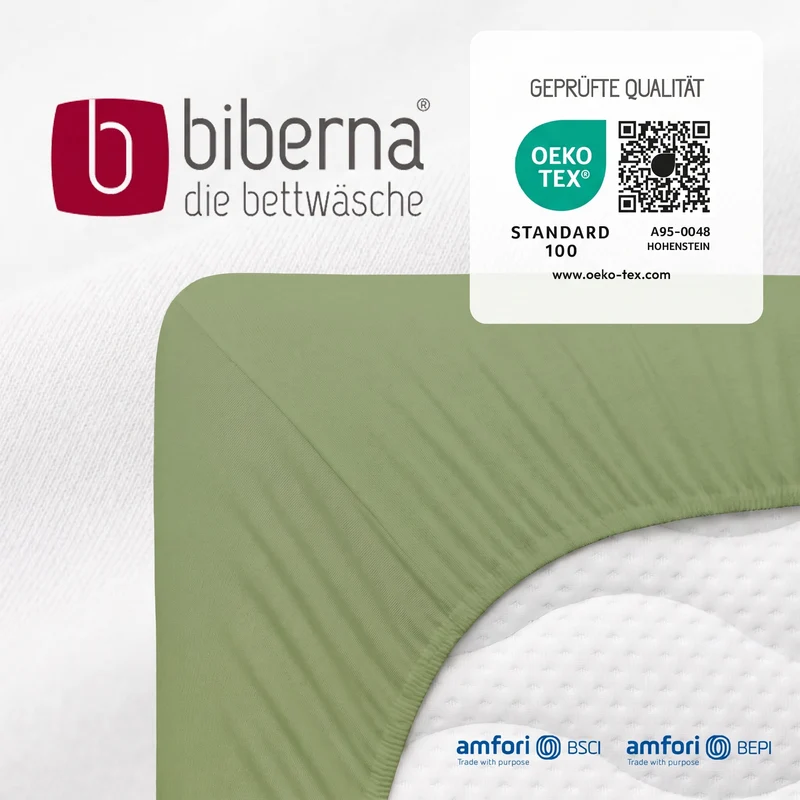 biberna Jersey-Elastic Spannbetttuch (0077866)