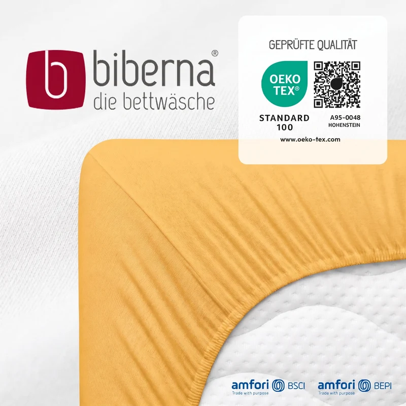 biberna Jersey-Elastic Spannbetttuch (0077866)