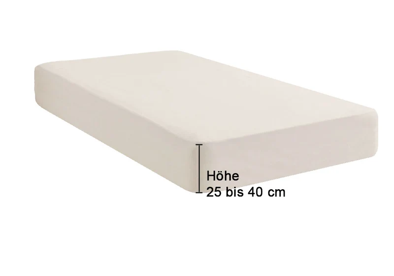 biberna Jersey-Elastic-Boxspring Spannbetttuch (0077640)