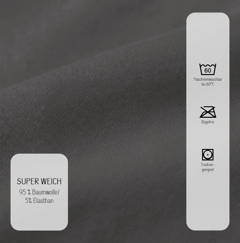biberna Jersey-Elastic-Boxspring Spannbetttuch (0077640)