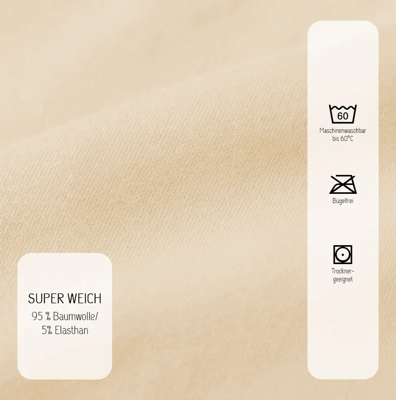 biberna Jersey-Elastic-Boxspring Spannbetttuch (0077640)