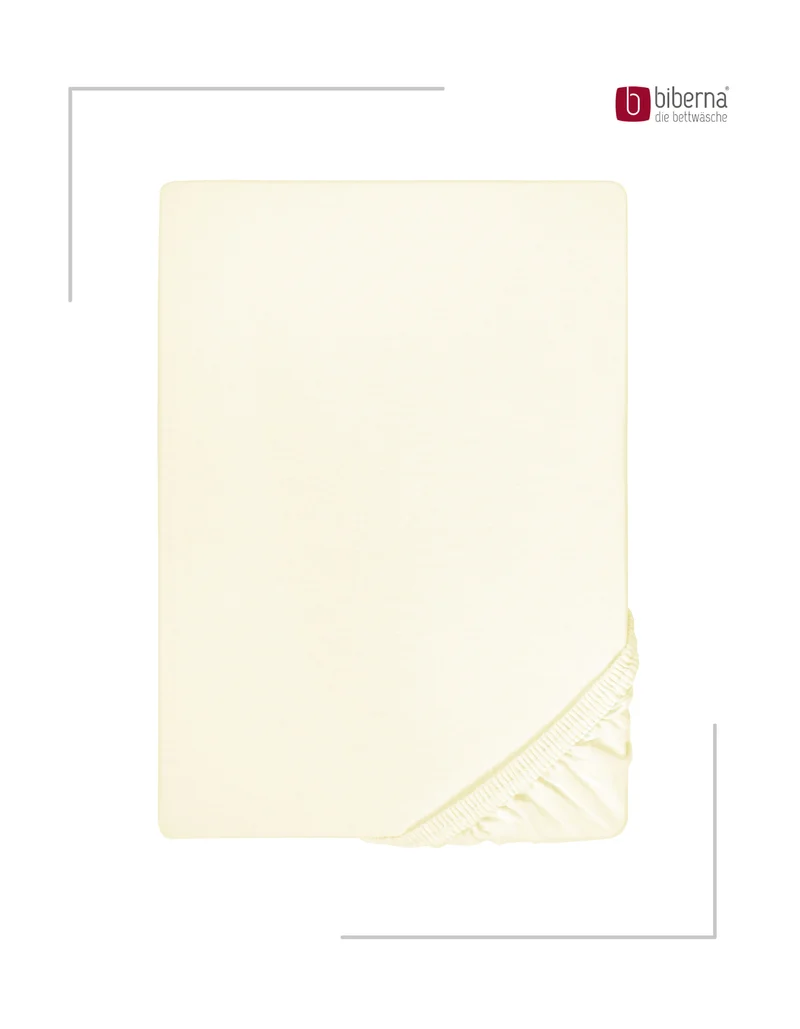biberna Jersey-Elastic-Boxspring Spannbetttuch (0077640)