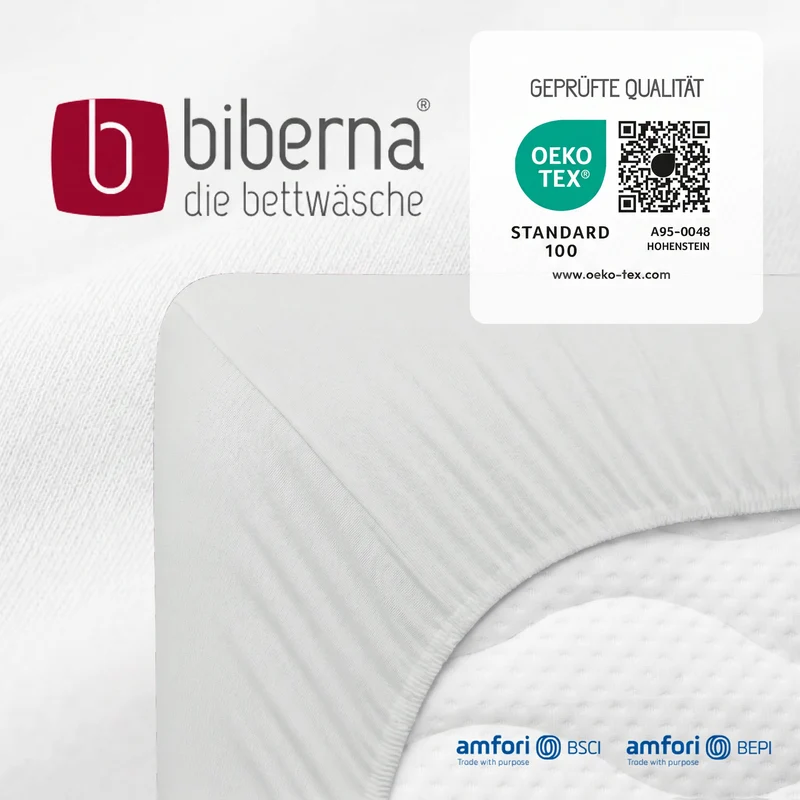 biberna Jersey Spannbetttuch (0077155)