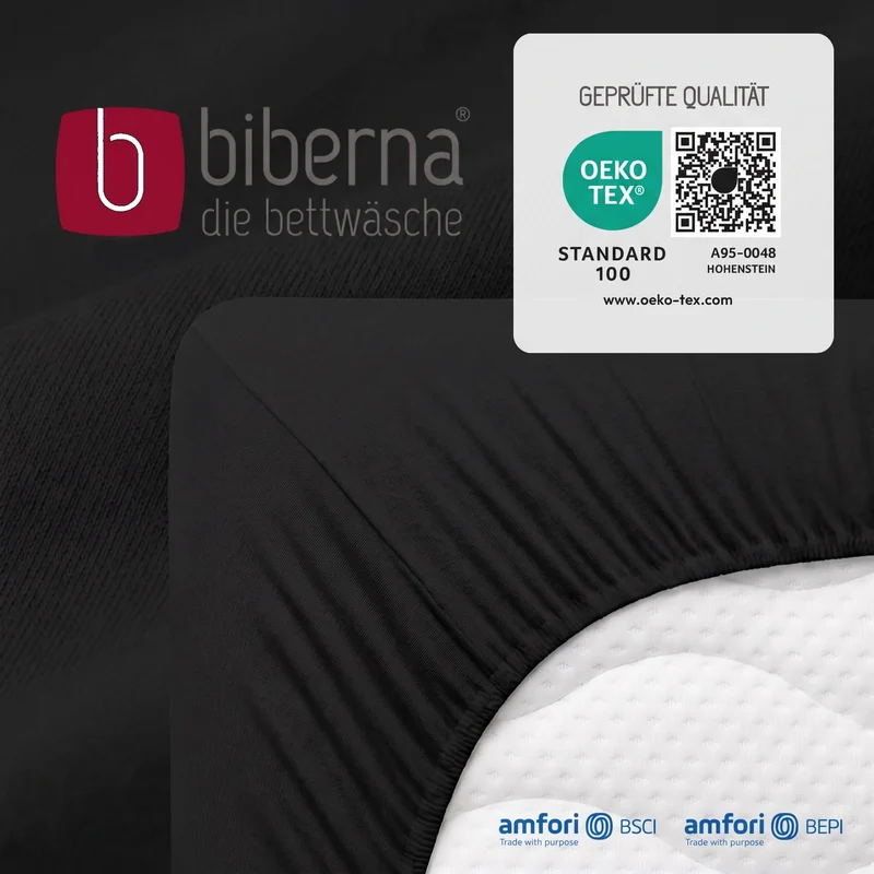 biberna Jersey Spannbetttuch (0077155)