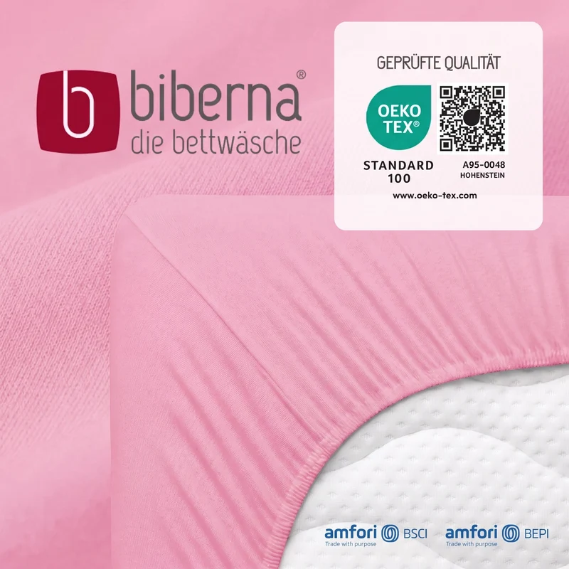 biberna Jersey Spannbetttuch (0077155)
