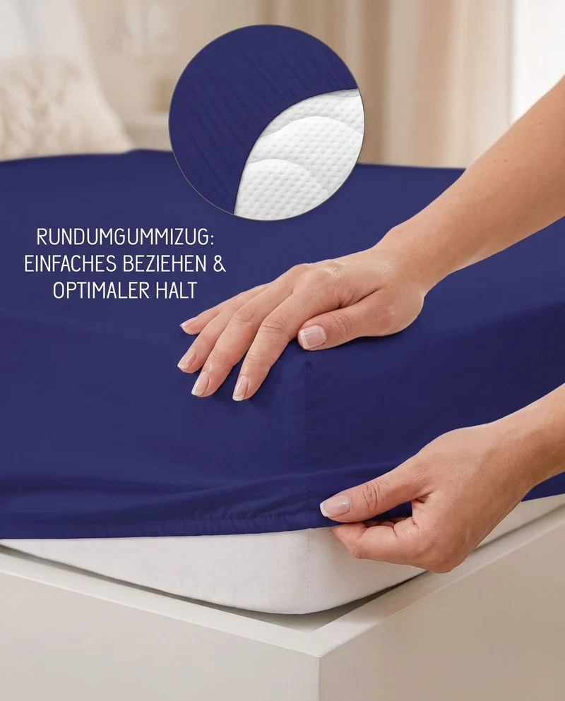 biberna Jersey Spannbetttuch (0077155)