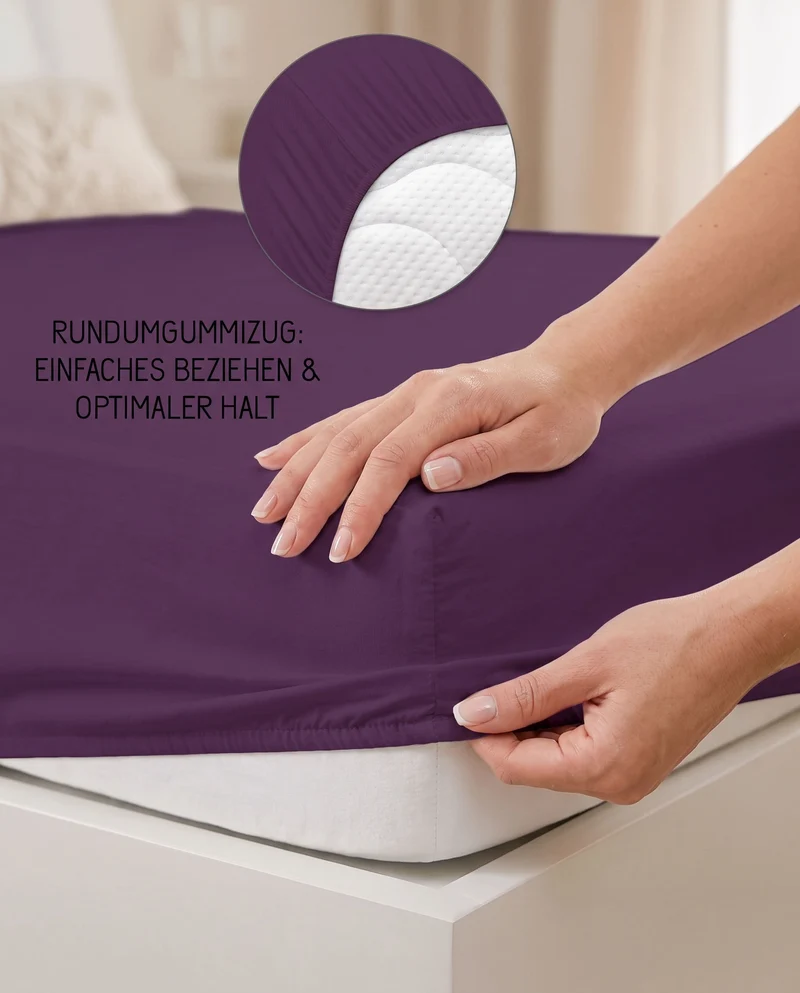 biberna Jersey Spannbetttuch (0077155)