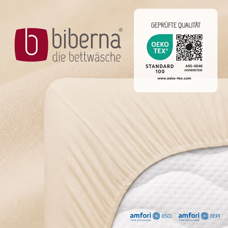 biberna Jersey Spannbetttuch (0077155)
