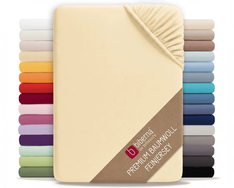 biberna Feinjersey Kinder-Spannbetttuch (0077144)
