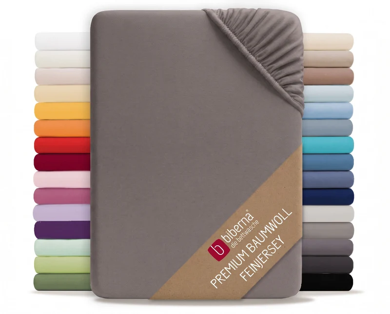 biberna Feinjersey Kinder-Spannbetttuch (0077144)