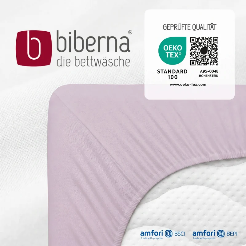 biberna Feinjersey Kinder-Spannbetttuch (0077144)
