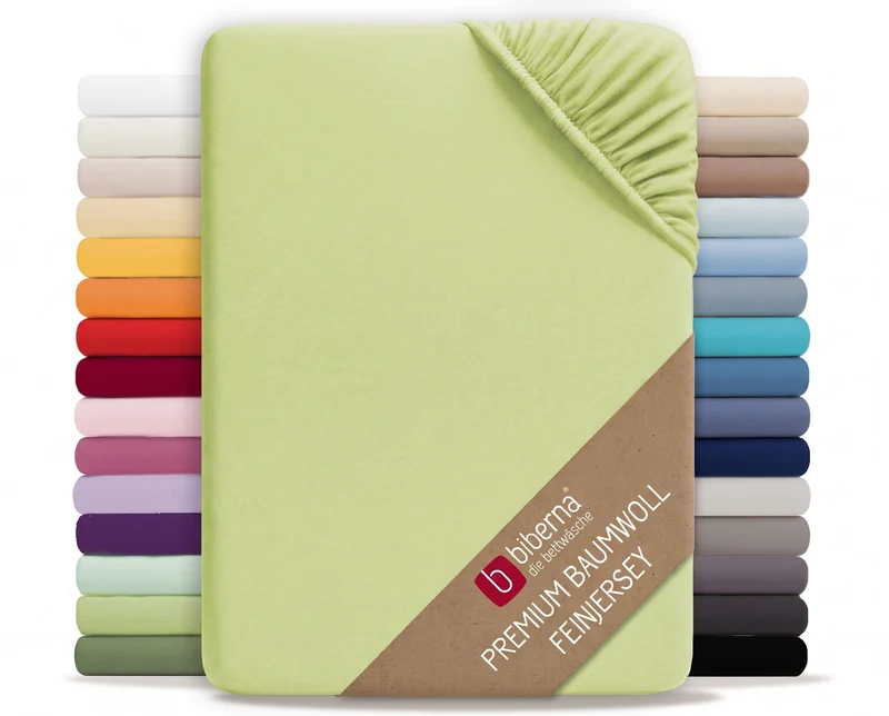 biberna Feinjersey Kinder-Spannbetttuch (0077144)