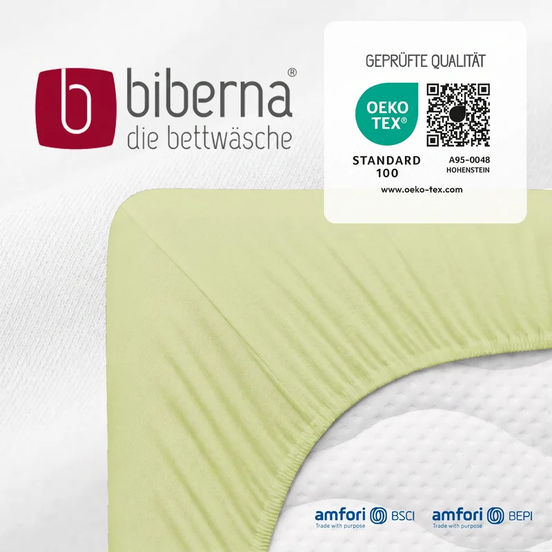 biberna Feinjersey Kinder-Spannbetttuch (0077144)