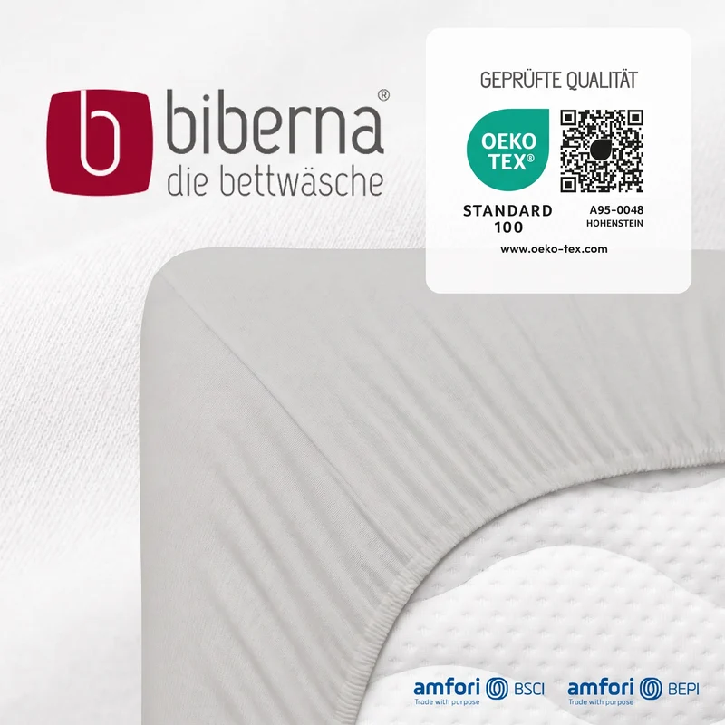 biberna Feinjersey Spannbetttuch (0077144)