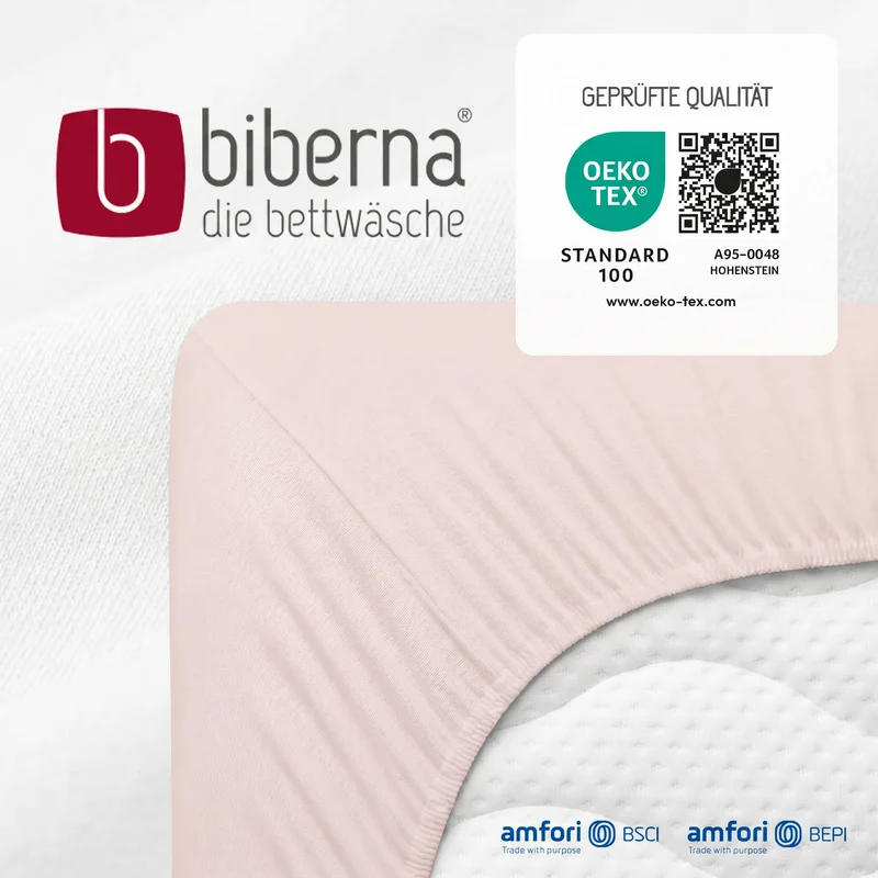 biberna Feinjersey Spannbetttuch (0077144)