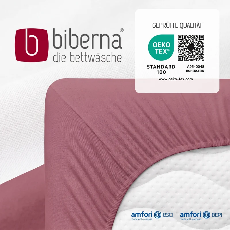 biberna Feinjersey Spannbetttuch (0077144)