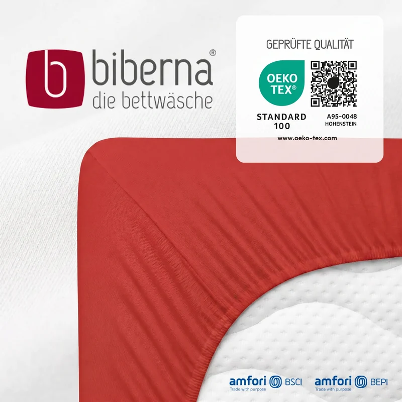 biberna Feinjersey Spannbetttuch (0077144)